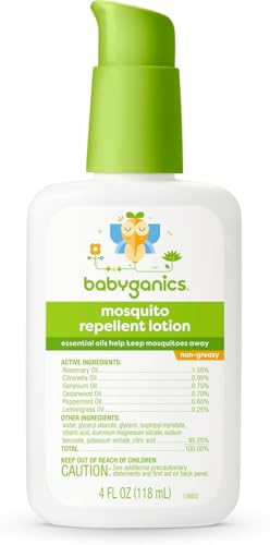 Loción Repelente de Mosquitos Babyganics, Hecha con Aceites Esenciales y Plantas, No Grasosa, 4oz - imagen 2