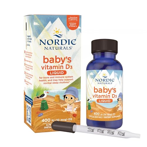 Vitaminas D3 para Bebés Nordic Naturals, Sin Sabor - 0.76 oz - 400 IU - Huesos Saludables, Apoyo Inmunológico, Sueño Normal - 90 Porciones, No GMO, - imagen 6
