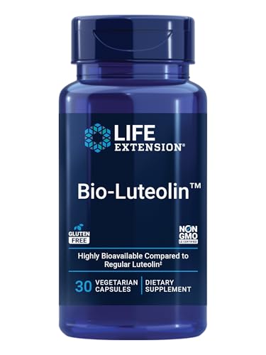 Life Extension® Bio-Luteolin™, Salud Celular y Envejecimiento Saludable, Fórmula Bioavailable, Luteolina, Fibra de Fenogreco, 30 Cápsulas Sin Gluten, - imagen 4
