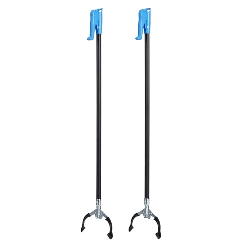 Herramienta de Alcance Basics para Áreas Difíciles de Alcanzar, Picker de Basura de Metal Resistente, Ligera para Uso Interior y Exterior, 38, - imagen 4