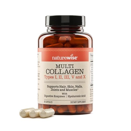 NatureWise Multi Colágeno Péptidos en Cápsulas para Mujeres y Hombres - Tipo I, II, III, V, X con Ácido Hialurónico - Apoya Piel, Cabello y - imagen 3