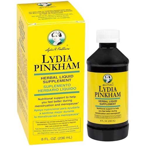 Suplemento Herbal Líquido Lydia Pinkham para Apoyo Menstrual y de Menopausia, 8 Onzas - imagen 2
