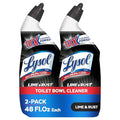 Limpiador de inodoro Lysol para eliminar cal y óxido, 48oz (2X24oz), 10X poder de limpieza - imagen 1