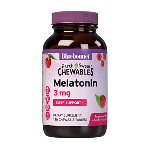 Melatonina EarthSweet de Bluebonnet Nutrition 3 mg - Rápida disolución para relajación nocturna y sueño reparador - Sin gluten, vegano - Sabor - imagen 3