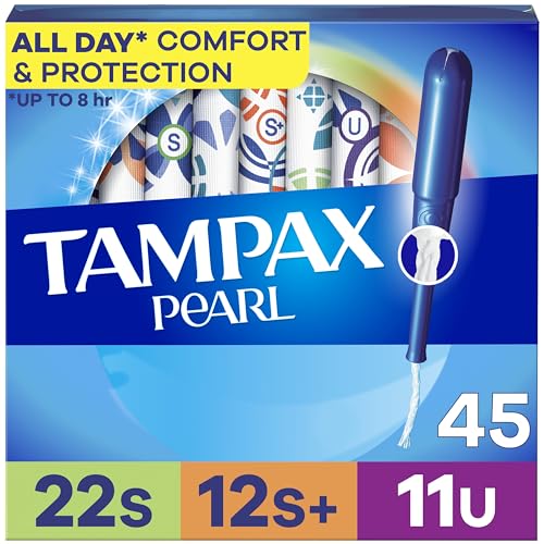 Tampax Pearl Tampones para Mujeres Multipack, con Braid LeakGuard, Super/Super Plus/Ultra Absorbencia, Sin Fragancia, 45 Piezas - imagen 1