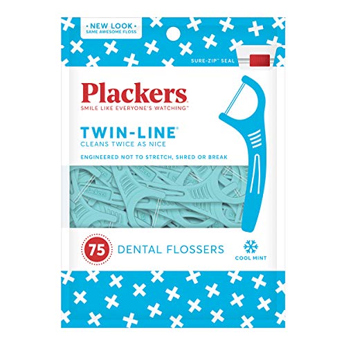 Palillos de Hilo Dental Blanqueadores Plackers - 75 piezas - Paquete de 3 - imagen 4