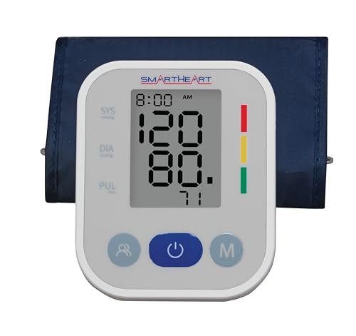 Monitor de Presión Arterial SmartHeart | Manguito Amplio | Memoria para 2 Personas | 198 Lecturas | Indicador de Movimiento Excesivo | Fácil Inflado - imagen 2