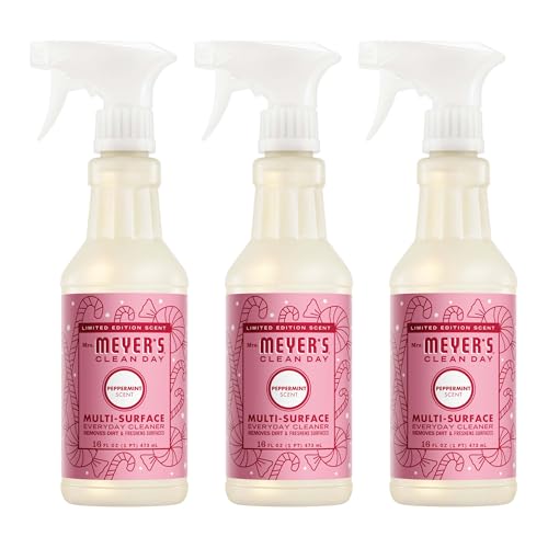 Limpiador Multi-Superficie Diario Mrs. MEYER'S CLEAN DAY, Aroma de Menta, 16 Fl Oz por Botella - Paquete de 3 - imagen 1