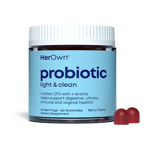 Gomitas Probioticas y Prebioticas para la Salud Digestiva, 5 Mil Millones de CFUs, Sin Gluten ni Soja, Veganas, 60 Gummies, 60 Porciones - imagen 1