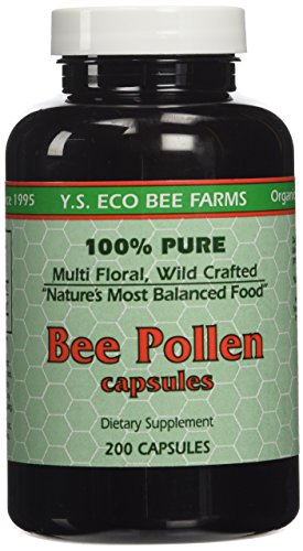 Y.S. ECO Bee Farms Polen de Abeja 100% Puro 1,000mg - 200 Cápsulas - imagen 3