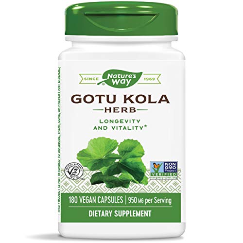 Gotu Kola Herb de Nature's Way, 950 mg por porción, 180 cápsulas vegetales - imagen 2