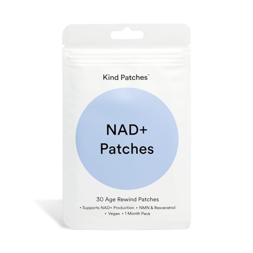 Parches Kind NAD Plus - Parches Antienvejecimiento con NMN y Resveratrol - Suplemento NAC para Piel Radiante - Aumenta la Producción de Colágeno - 30 - imagen 4