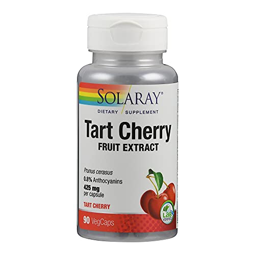 Extracto de Fruta de Cereza Ácida Solaray 850 mg - Suplemento Antioxidante en Cápsulas Veganas - 90 VegCaps - imagen 5