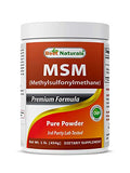 Best Naturals Polvo de MSM 100% Puro, 1Lb - imagen 1