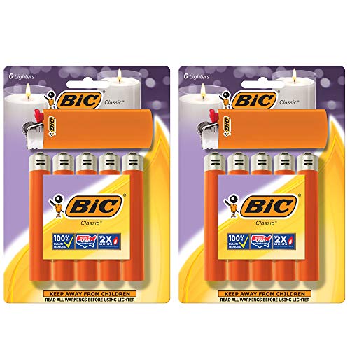 Encendedor BIC Classic Maxi Pocket Naranja, Paquete de 12 (El empaque puede variar) - imagen 4