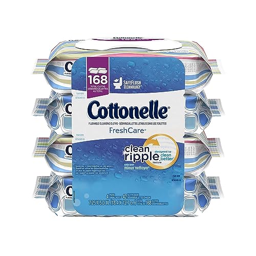 Toallitas Limpiadoras Desechables Cottonelle Fresh Care, 42 Hojas, Paquete de 4 (el empaque puede variar) - imagen 5