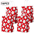 16 Piezas de Bolsas de Regalo para Fiesta de Béisbol, Suministros de Cumpleaños, Decoraciones y Favoritos para Niños y Adultos, Diseño de Béisbol - imagen 1