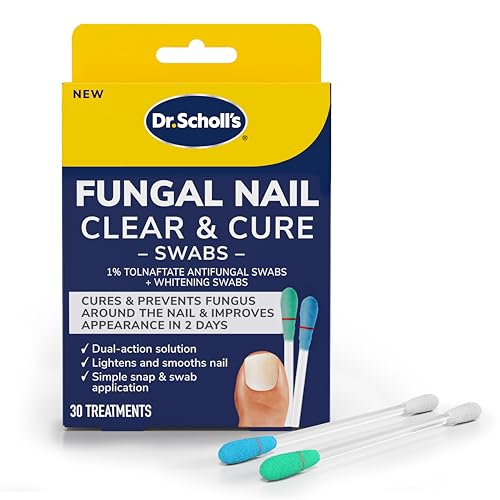 Dr. Scholl's Swabs para Uñas con Infección Fúngica, 30 piezas - Tratamiento con Tolnaftato para Pie de Atleta y Blanqueador para Mejorar la - imagen 5