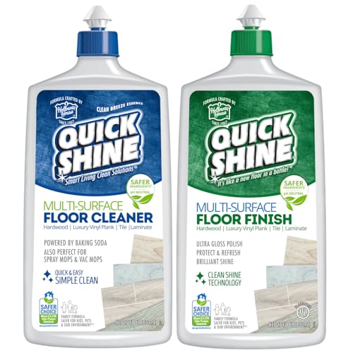 Limpiador y Pulidor de Pisos Multiusos Quick Shine con Tecnología Clean Shine - 2 Botellas de 27 oz | Ideal para Madera, Laminado, Vinil de Lujo, - imagen 2