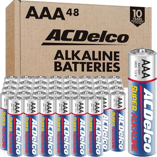 Baterías AAA ACDelco de 48 Piezas, Super Alcalinas de Máxima Potencia, 10 Años de Vida Útil, Empaque Reutilizable - imagen 4