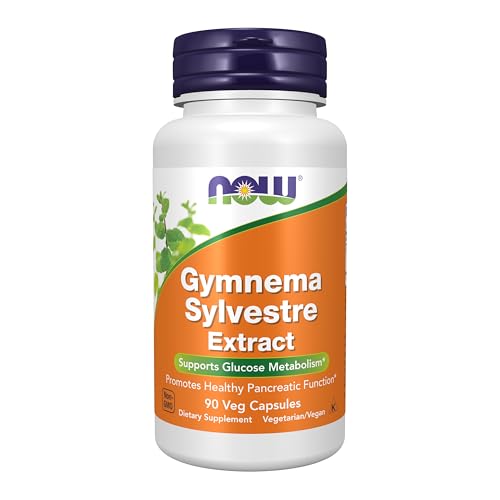 NOW Suplementos, Gymnema Sylvestre 400 mg, Apoya el Metabolismo de Glucosa*, 90 Cápsulas Veganas, Harina de Arroz, Estearato de Magnesio, Dióxido de - imagen 1