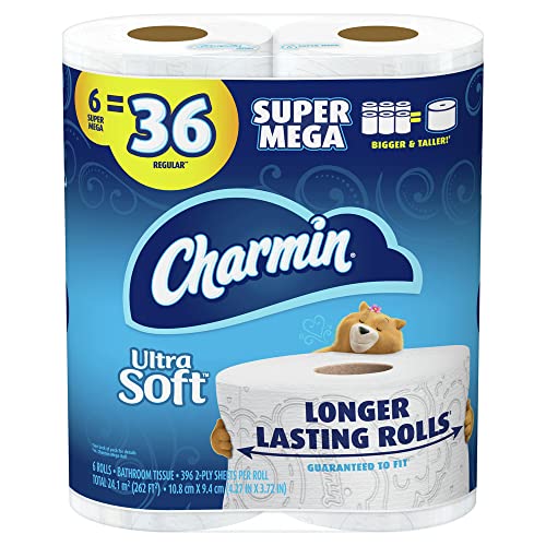 Papel Higiénico Charmin Ultra Suave, 6 Rollos Súper Mega = 36 Rollos Regulares - imagen 4