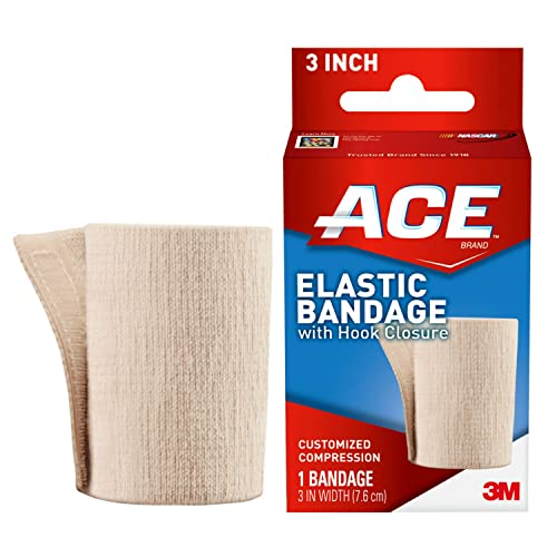 Venda de 2 Bandas Elásticas de 3 Pulgadas ACE con Cierre de Gancho, Ideal para Codo, Tobillo, Rodilla y Más, Soporte para Músculos y Articulaciones - imagen 2