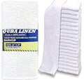 Toallas de Bar QUBA de Lino - Paquete de 12, 100% Algodón Premium, Tamaño 16x19, Absorbentes y Multiusos, Toallas de Terry para Hogar y Cocina, - imagen 1