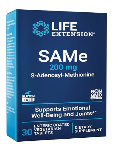 Life Extension Same, Suplemento para Ánimo, Articulaciones y Hígado, Sin Gluten, No GMO, Vegetariano, 30 Tabletas - imagen 6