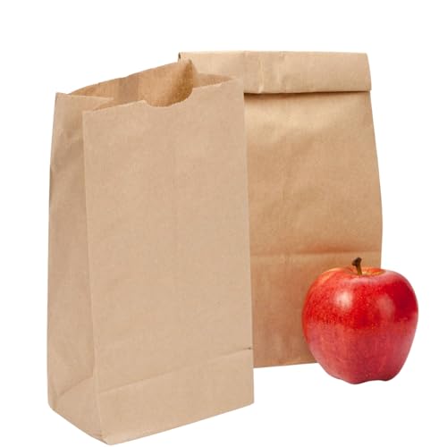 Perfect Stix - Paquete de 100 bolsas de papel marrón para lunch de 6 lb, tamaño 6-100 - imagen 2