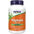 Suplementos NOW Foods, Triphala 500 mg, combinación de Harada, Amla y Behada, 120 tabletas - imagen 1