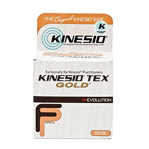 Cinta Kinesio - Cinta Elástica Terapéutica para Atletas Tex Gold FP - Beige - 1 pulg x 5 m Rollos - imagen 3