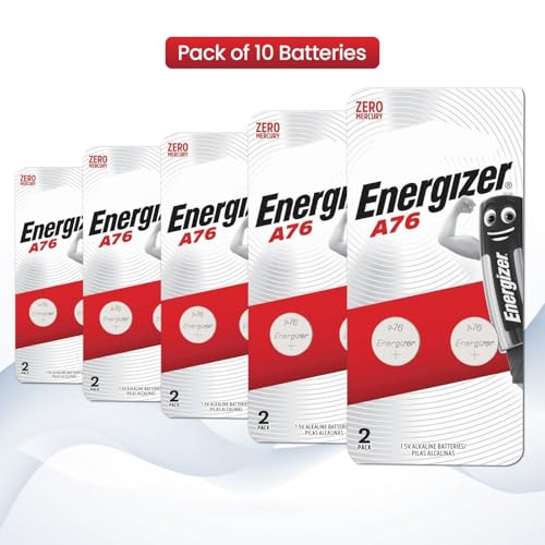 Batería de botón Energizer LR44 1.5V, paquete de 10 unidades (El empaque puede variar) - imagen 2