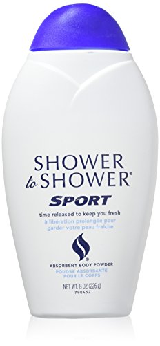 Polvo Corporal Shower to Shower Sport para Hombres y Mujeres, Sin Talco, Absorbente de Sudor, Previene Rozaduras y Olores, 8 OZ (Paquete de 3) - imagen 2