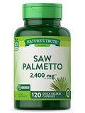 Extracto de Saw Palmetto de Nature's Truth | 120 Cápsulas | Suplemento No Transgénico y Libre de Gluten - imagen 1