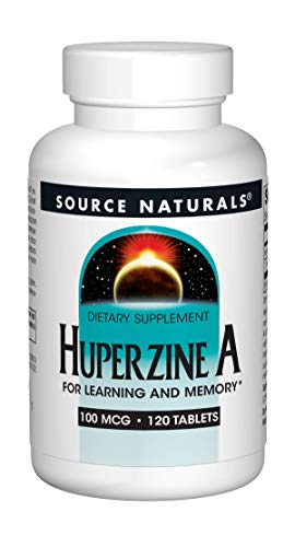Source Naturals Huperzina A para Aprendizaje y Memoria, 100 mcg - 120 Tabletas - imagen 1