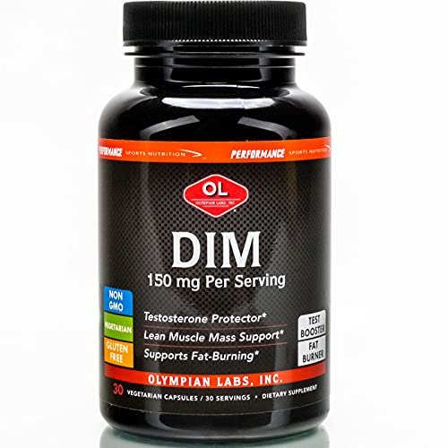Olympian Labs DIM 150mg - Suplemento de Diindolilmetano en Cápsulas para Balance Hormonal, Piel Clara, PCOS y Fitness - 30 Cápsulas (Suministro para - imagen 3