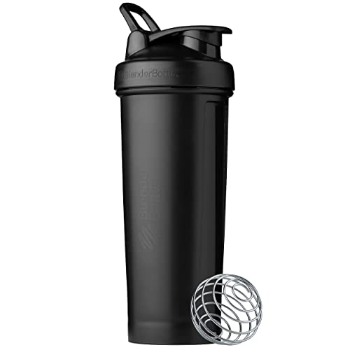 Botella Mezcladora BlenderBottle Classic V2 de 32 oz, Ideal para Batidos de Proteína y Pre-entrenamiento, Color Negro - imagen 5