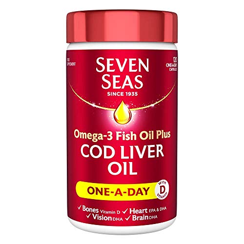 Aceite de Hígado de Bacalao Puro Seven Seas 120 cápsulas - imagen 2