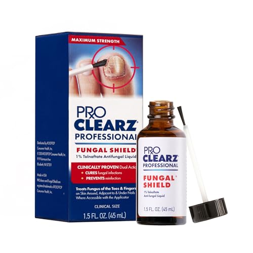 ProClearz Fungal Shield Tratamiento Antifúngico Profesional, Tolnaftato 1% Líquido, Tamaño Clínico 1.5 fl oz - imagen 3