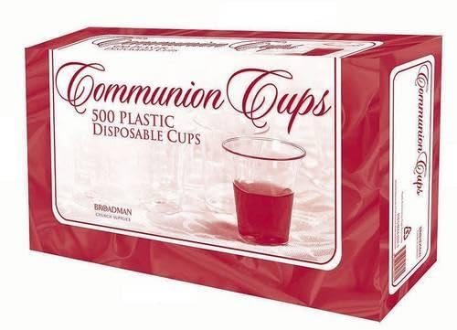 Tazas de Comunión Desechables y Reciclables BROADMAN, Plástico, 500 Piezas - imagen 5