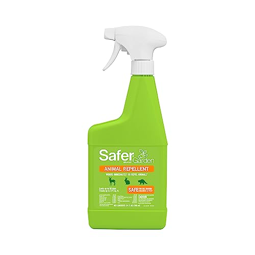 Repelente de Animales para Jardín Safer – Spray Listo para Usar, Fórmula de Doble Acción para Repeler Aves, Gatos, Ciervos, Perros, Marmotas, - imagen 1