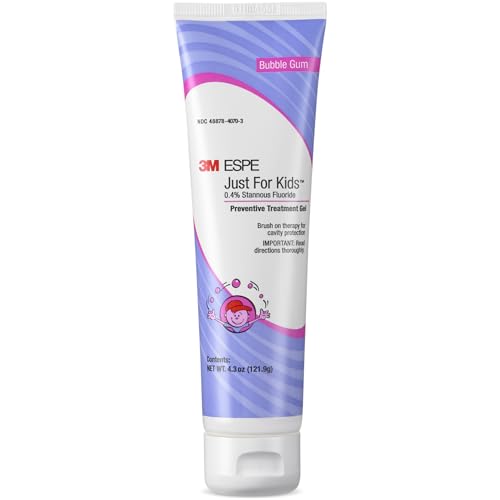 Gel de Flúor Stannous 0.4% para Niños 3M Just For Kids, Protección Extra contra Caries, 4.3 oz - imagen 1