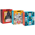 Bolsas de Regalo Grandes Hallmark Star Wars de 13 (3 Bolsas: Darth Vader y Stormtroopers) para Cumpleaños, Navidad y Fiestas - imagen 1