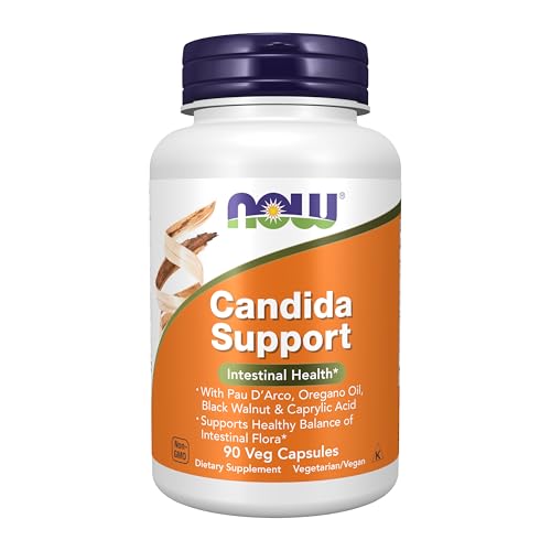 NOW Suplementos, Soporte de Bacillus con Pau D'Arco, Aceite de Orégano, Nogal Negro y Ácido Caprílico, 90 Cápsulas Veganas - imagen 4