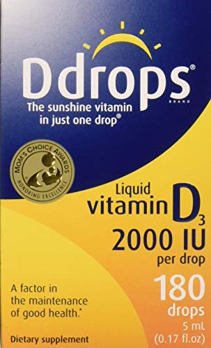 Ddrops Adultos 2000UI 180 Gotas - Suplemento Líquido de Vitamina D3 para Huesos Fuertes y Sistema Inmunológico - imagen 2