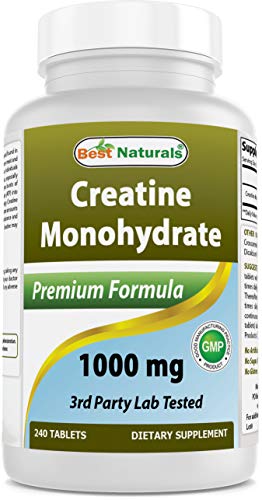 Creatina Monohidratada Best Naturals 1000 mg - 240 Tabletas - imagen 2