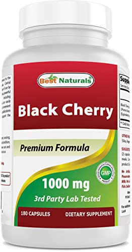 Best Naturals Cápsulas de Cereza Negra 1000 Mg, 180 Contenido - imagen 2