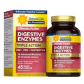 Renew Life Ultimate Flora Enzimas Digestivas con Probióticos y Prebióticos | Fórmula de Doctor | 45 Cápsulas Veganas | Alivia Gas, Inflamación y - imagen 1