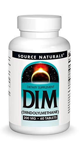 Source Naturals DIM, Diindolilmetano 200mg con BioPerine, Vitamina E y más - 60 Tabletas - imagen 3